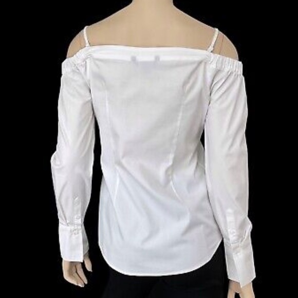 NWT Banana Republic Off Shoulder Button Down Size 14 - Picture 2 of 12